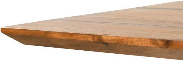 Esstisch Akazie 220x100x74 natur lackiert / Epoxid schwarz, Kreuzgestell anthrazit matt EPOXY Bild 6