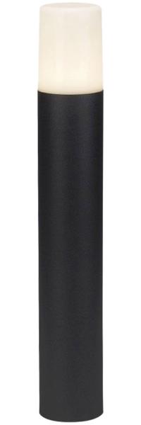 RGB LED Sockelleuchte, Aluminium schwarz, H 50 cm