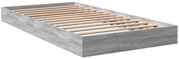 vidaXL Bettgestell Grau Sonoma 100x200 cm Holzwerkstoff 842061 Bild 6