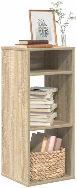 vidaXL Bücherregal Sonoma-Eiche 34x31x80 cm Holzwerkstoff 860276