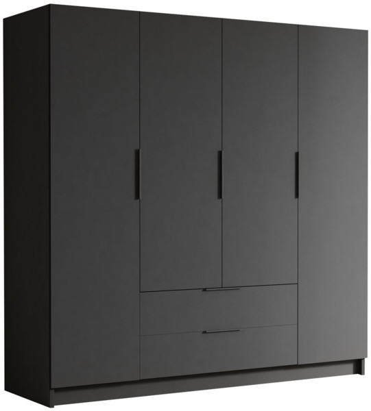 Kleiderschrank Sozor I (Farbe: Schwarz)