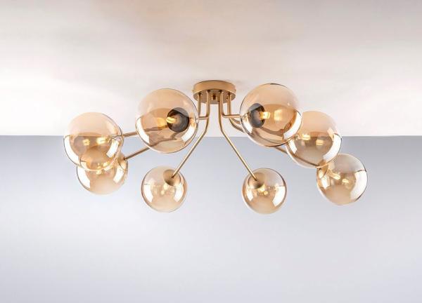 Luce Design Neptun 9120 PL8 GO Deckenleuchte 8-flammig ECO Light