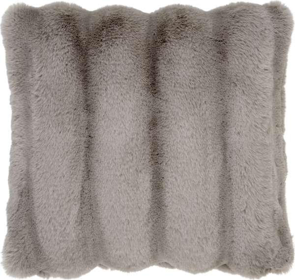 House Nordic Kissen, Kunstfell, grau, 45x45 cm