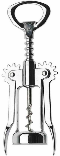 Korkenzieher Metall 16,5 cm mit Hebelarmen