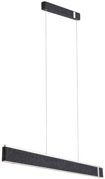 Paulmann 79985 LED Pendelleuchte Jagun 3-Step-Dim 2700K 2000lm Filz anthrazit