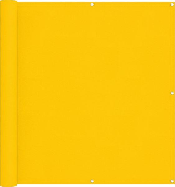 vidaXL Balkonsichtschutz Gelb 110 x 400 cm Oxford-Stoff 42030801 Bild 2