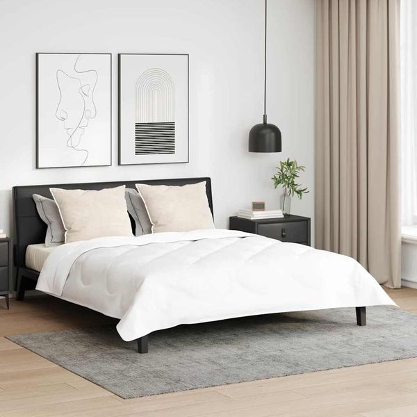 vidaXL Kopfkissen 2 pcs Weiß 90 x 70 x 40 cm Baumwolle und Polyester 42007811