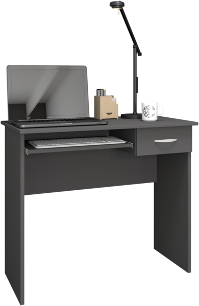 VCM Schreibtisch Arusa 918614 Anthrazit H. 75 x B. 85 x T. 50 cm