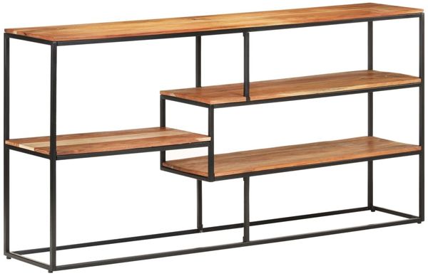 vidaXL Sideboard 150x30x75 cm Akazie Massivholz 321619