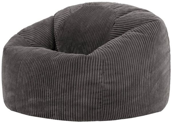 icon Sitzsack Erwachsene XXL aus Cord „Kingston“, Sitzsack XXL, Made in Germany, für Erwachsene & Kinder, für Wohnzimmer