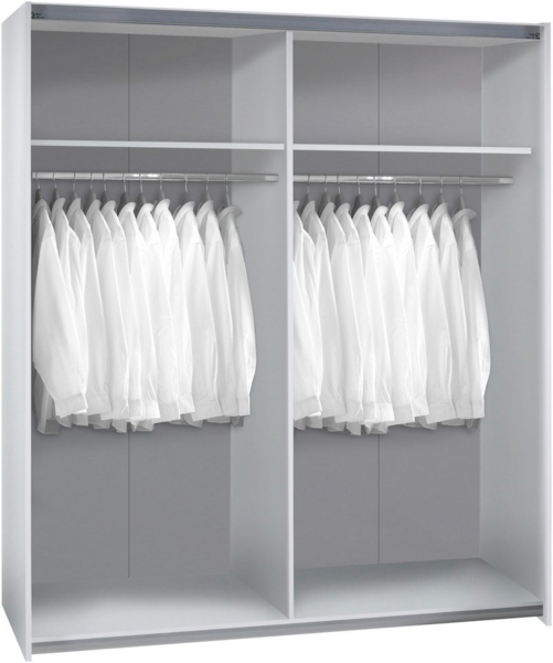 Schlafkontor Schwebetürenschrank Time Schrank, Kleiderschrank mit Schiebetüren 4 Türelemente als Schachbrettoptik Bild 2