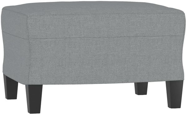 vidaXL 3-Sitzer-Sofa mit Hocker Hellgrau 180 cm Stoff 3201037 Bild 5