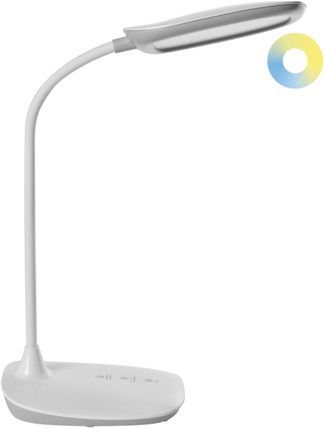 LED Schreibtischlampe HYDRA mit Dimmer Weiß