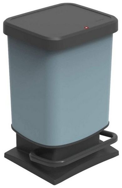 ROTHO Mülleimer Paso Mülleimer 20l mit Deckel, Kunststoff (PP recycelt) BPA-frei, hergestellt in der Schweiz