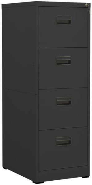 vidaXL Aktenschrank Anthrazit 46 x 62 x 133 cm Stahl