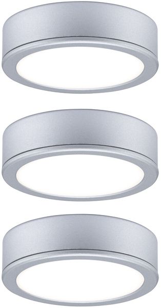 Paulmann 93092 LED Unterschrankleuchte Pukk 65mm 230V rund Chrom matt
