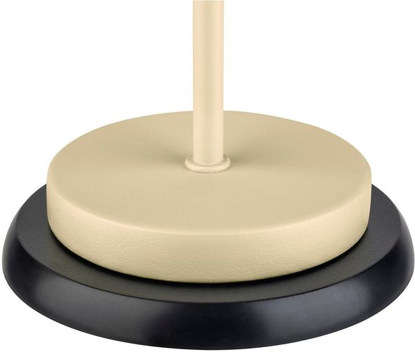 APS LED Tischleuchte "MERLE MINI" Kabellose USB-C Tischleuchte, USB-Ladefunktion, LED fest integriert, warmweiß - kaltweiß, Spritzwasssergeschützt IP 54, inkl. Dockinstation und Fernbedienung