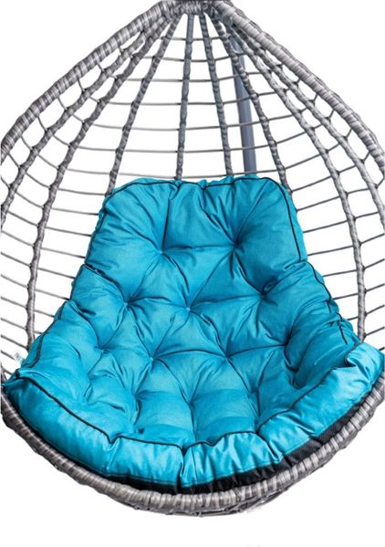 TexDeko Sitzkissen TexDeko® Ecolen Hängesessel Kissen Outdoor für Hängekorb mit UV-Schutz, Wasserabweisend mit Anti-Rutsch Boden & zusätzlichen Vließmantel