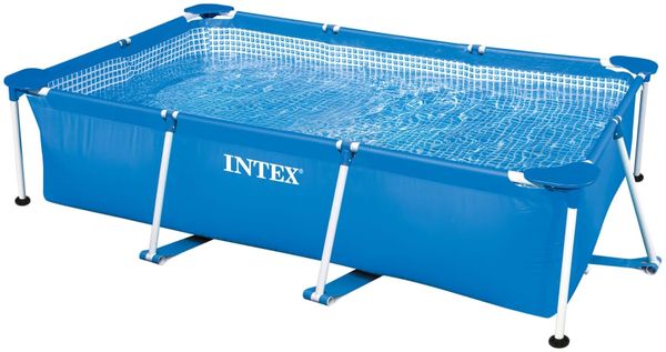 Intex 'Rectangular Frame 260 × 160 × 65 cm' Pool, blau