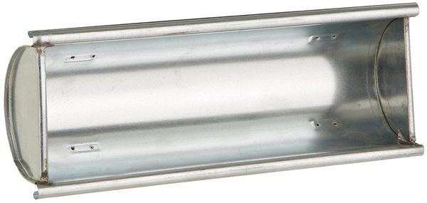 Dehner Blumenkasten Dachrinne in verschiedenen Größen, silber