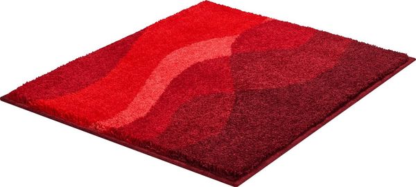 GRUND HILLS Badematte 55x65 cm Rubinrot
