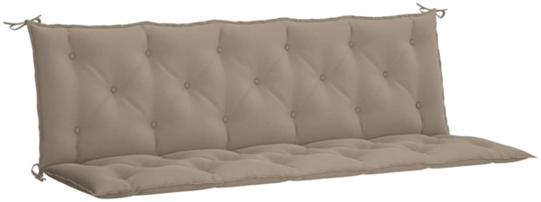 vidaXL Gartenbank-Auflage Taupe 180x(50+50)x7 cm Oxford-Gewebe 315036