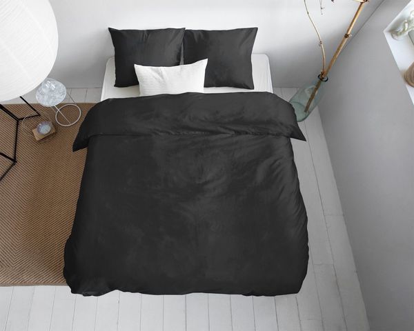 Sitheim-Europe Bettwäsche PRIMAVIERA DELUXE UNI SATIN Bettbezug & Kissenbezüge, Baumwolle, 2 teilig, Der Satin sorgt für einen leichten Glanz