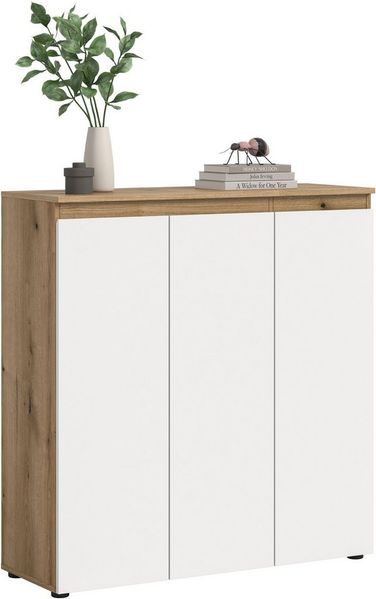 Home affaire Mehrzweckschrank CIPELA, 105x111 cm, viel Stauraum, variable Einlegeböden, universal (1-St, in vielen verschiedenen Trendfarben verfügbar) Schuhschrank, Kleiderschrank, Universalschrank, Aktenschrank, Schrank