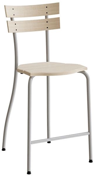 Stuhl Suzette 146 massives Buchenholz Alu-Gestell
