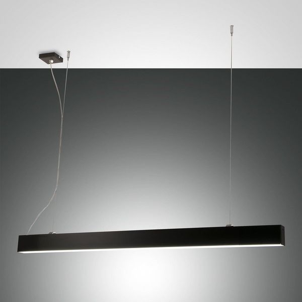 Fabas Luce 3681-40-101 LED Pendelleuchte Next 112cm schwarz