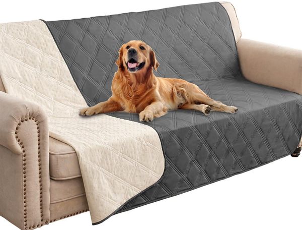 Ledander Hundematte Wasserdichte Hundedecke mit Anti-Rutsch Unterseite–Haustier, Schutzdecke für Sofa, Bett & Couch–Kratzfeste Hundematte & Möbel