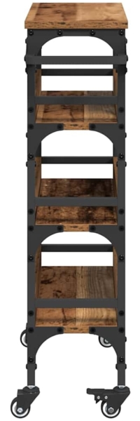 vidaXL Küchentrolley Altholz 53 x 20 x 76 cm Holzwerkstoff 883022 Bild 6