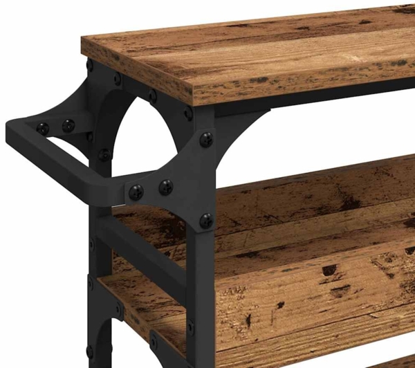 vidaXL Küchentrolley Altholz 53 x 20 x 76 cm Holzwerkstoff 883022 Bild 8