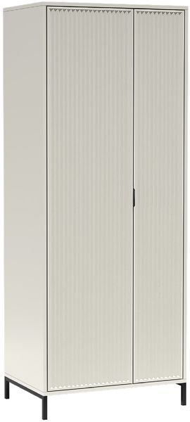 AX LIVING Kleidung Schrank Berlinette 11 beige Kleiderschrank 80 cm