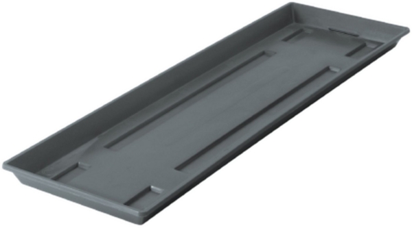 Geli Blumentopfuntersetzer Geli Blumenkasten Untersetzer 60cm Anthrazit – Robuster Kunststoff