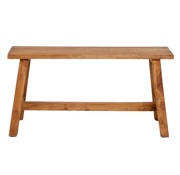 Sitzbank RANCH Antik-Natural Mahagoni ca. L90cm Massivholz Holzbank Flurbank Bild 4