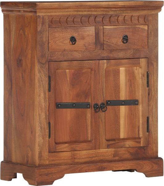 vidaXL Sideboard 63x30x75 cm Massivholz Akazie 248005