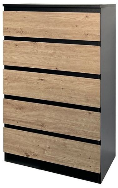 HTI-Living Kommode Kommode mit 5 grifflosen Schubladen (Stück, 1 St, 1 Kommode), Sideboard Bild 4