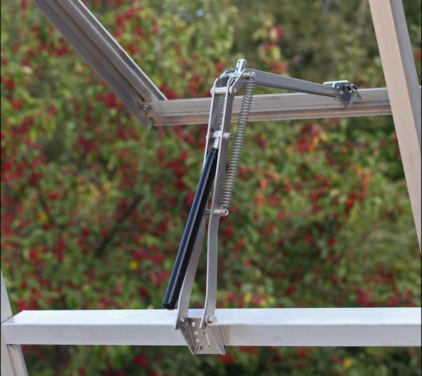 ACD Glas Gewächshaus R210H-Alu | Silber | Bild 8