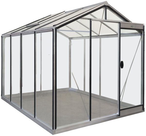 ACD Glas Gewächshaus R210H-Alu | Silber | Bild 5