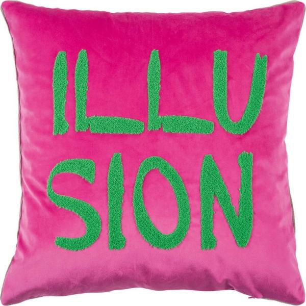 pad home Kissenhülle Letters Illusion Hot Pink 45 x 45 cm 45 x 45 cm