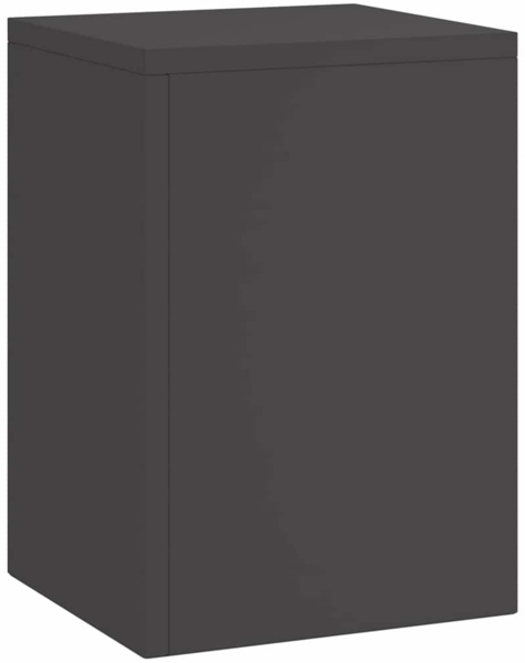 vidaXL Pflanzenständer 3 pcs Schwarz Stahl 865827