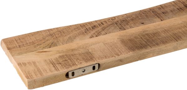Steckboard mit Baumkante Wandregal Mango rough lackiert 70 x 20 Amanda 159472370 Bild 6