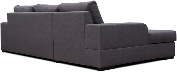 AX LIVING Ecksofa grau mit Schlaffunktion Veroneso graue Eckcouch 285L Bild 5