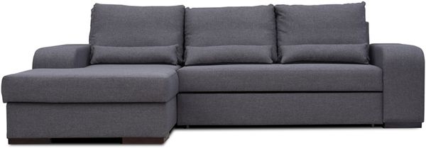 AX LIVING Ecksofa grau mit Schlaffunktion Veroneso graue Eckcouch 285L Bild 3