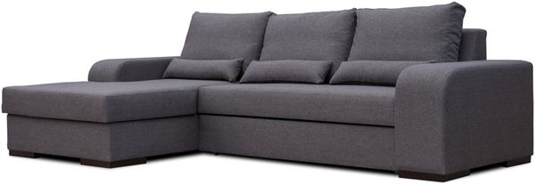 AX LIVING Ecksofa grau mit Schlaffunktion Veroneso graue Eckcouch 285L Bild 2