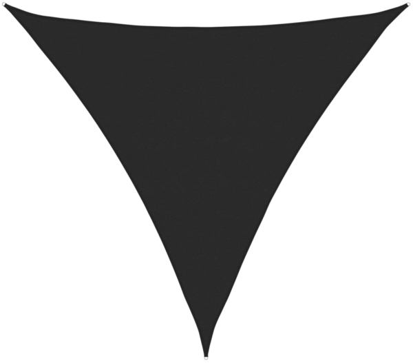 vidaXL Sonnensegel 160 g/m² Schwarz 5x5x5 m HDPE 311757