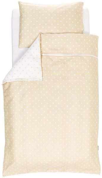 Träumeland Bettwäsche - verschiedene Größe Sterne beige