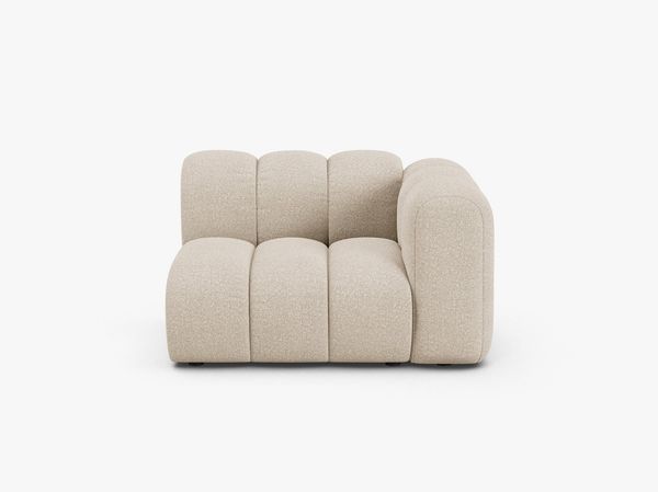 Micadoni Modul Lupine 1-Sitzer Rechts Boucle Baloo Beige