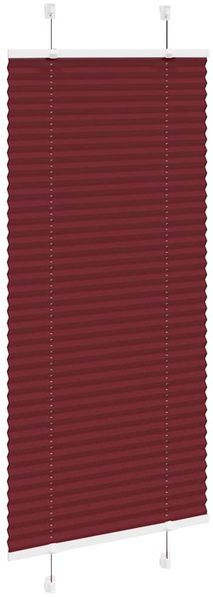 vidaXL Plissee Bordeauxrot 60x100 cm Stoffbreite 59,4 cm Polyester 4015220 Bild 3